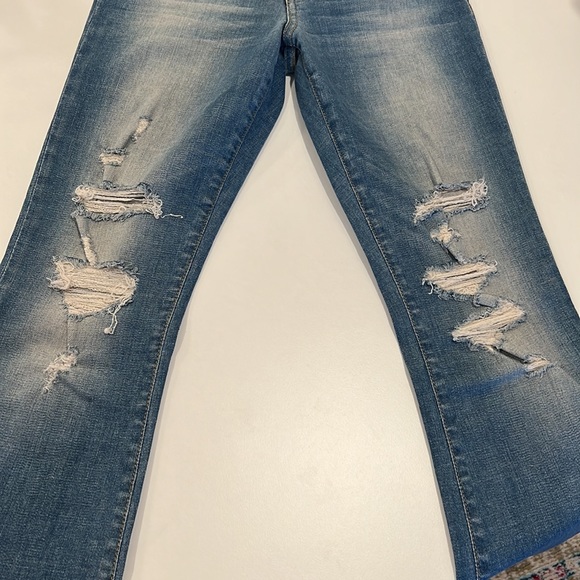 Joes distressed flare jeans in color Gretchen - Picture 2 of 4